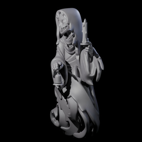 Spooky Staring Ghost Miniature for Dungeons and Dragons, Pathfinder or other TTRPGs