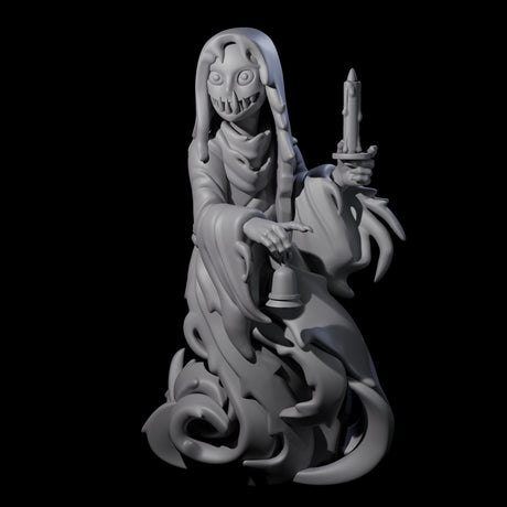 Spooky Staring Ghost Miniature for Dungeons and Dragons, Pathfinder or other TTRPGs