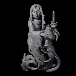 Spooky Staring Ghost Miniature for Dungeons and Dragons, Pathfinder or other TTRPGs