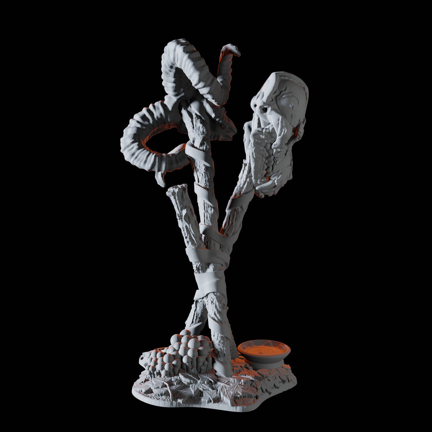 Spooky Totem Pole Miniature for Dungeons and Dragons, Pathfinder or other TTRPGs