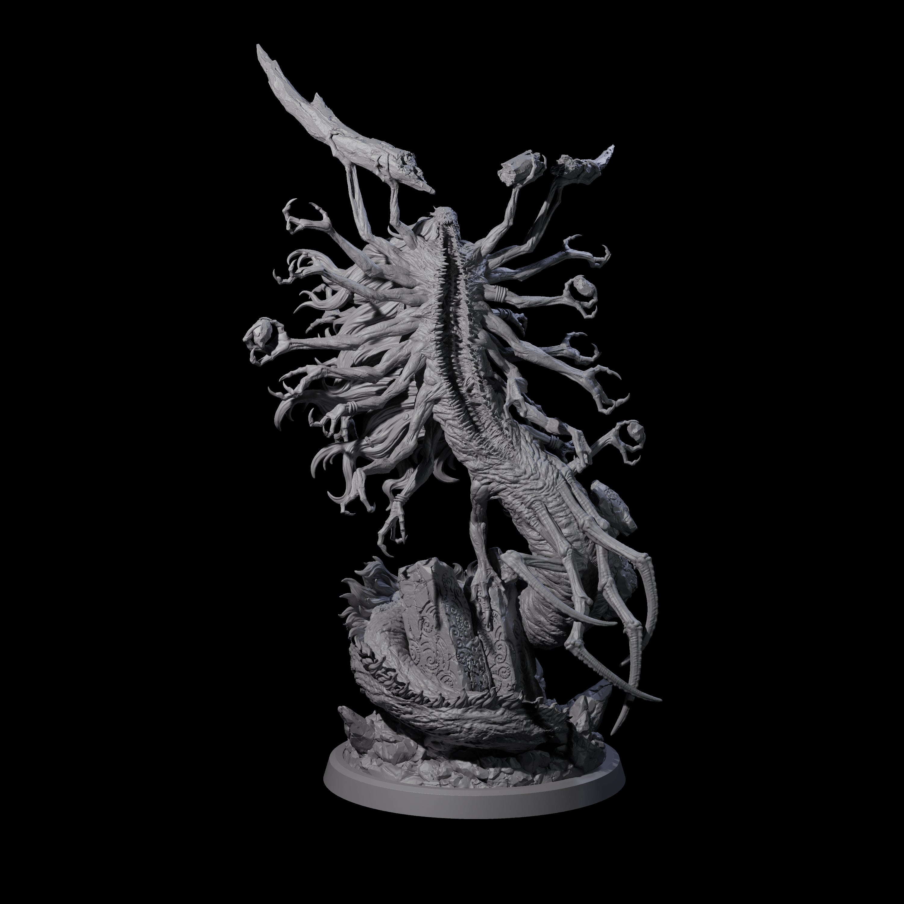 Sprawling Avatar of Shoggoth Miniature for Dungeons and Dragons, Pathfinder or other TTRPGs