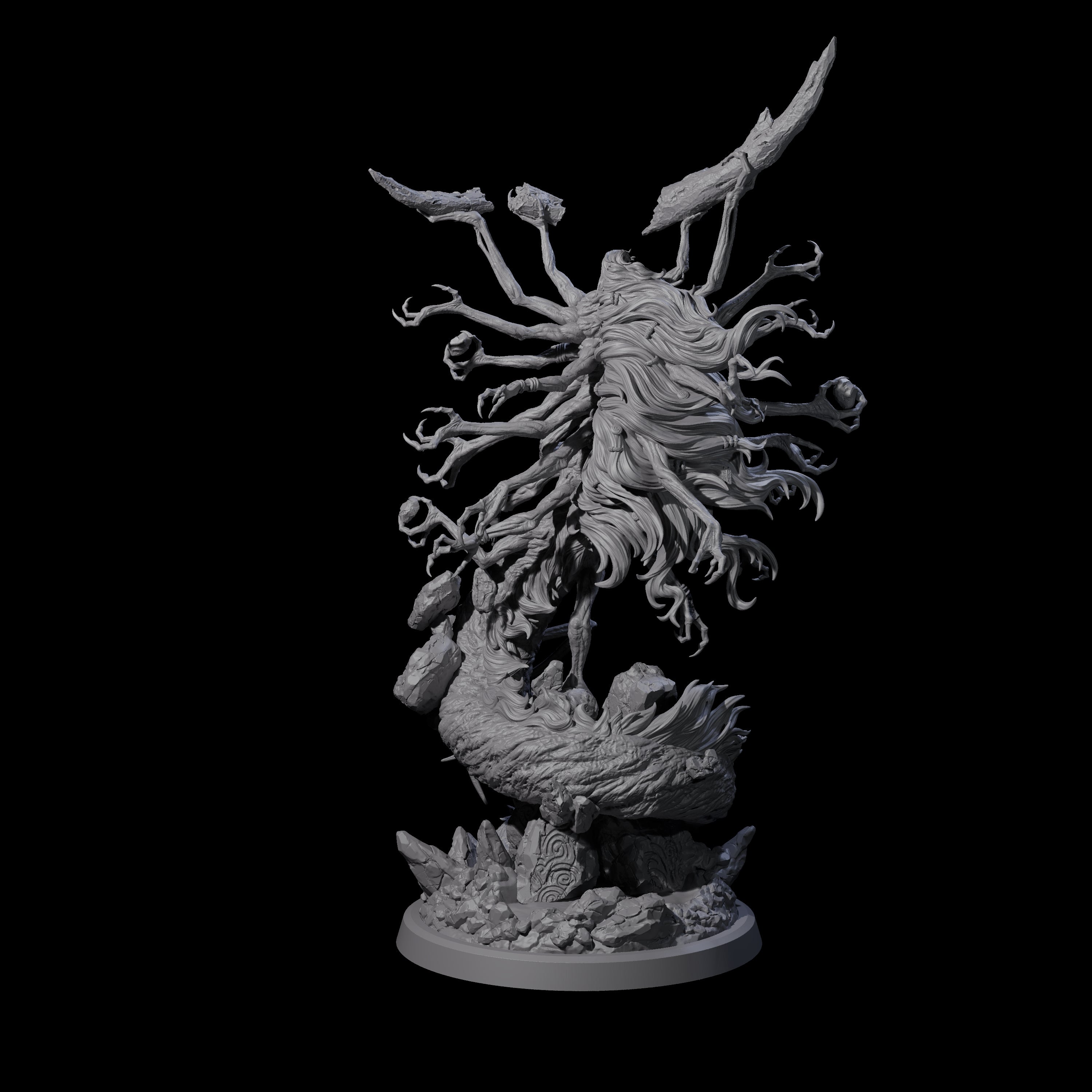 Sprawling Avatar of Shoggoth Miniature for Dungeons and Dragons, Pathfinder or other TTRPGs