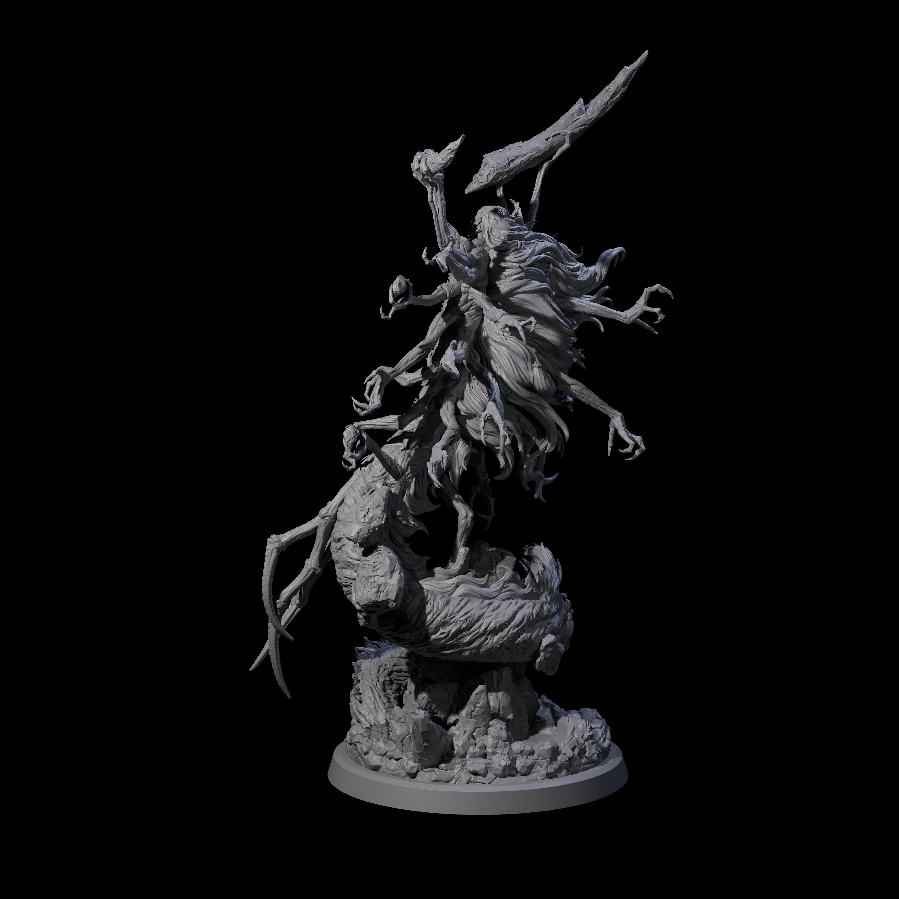 Sprawling Avatar of Shoggoth Miniature for Dungeons and Dragons, Pathfinder or other TTRPGs