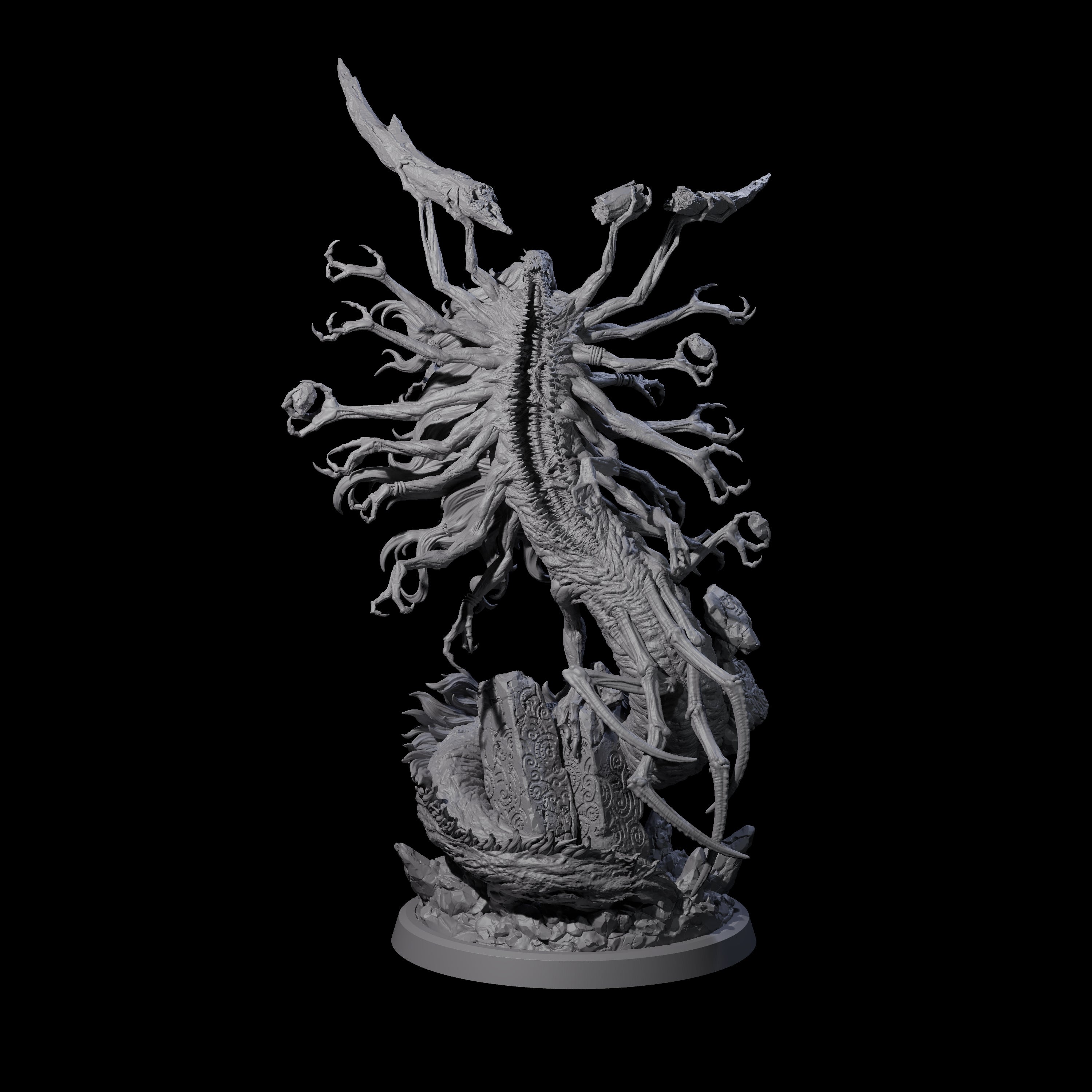 Sprawling Avatar of Shoggoth Miniature for Dungeons and Dragons, Pathfinder or other TTRPGs