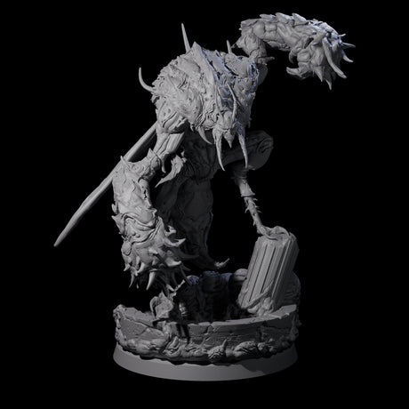 Springing Hive Sentinel D Miniature for Dungeons and Dragons, Pathfinder or other TTRPGs