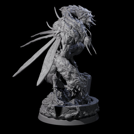 Springing Hive Sentinel D Miniature for Dungeons and Dragons, Pathfinder or other TTRPGs