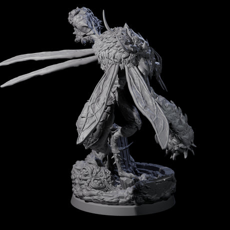 Springing Hive Sentinel D Miniature for Dungeons and Dragons, Pathfinder or other TTRPGs