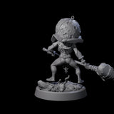 Spritely Azata Fighter A Miniature for Dungeons and Dragons, Pathfinder or other TTRPGs