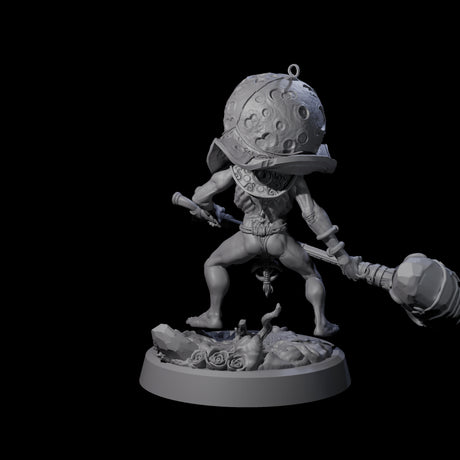Spritely Azata Fighter A Miniature for Dungeons and Dragons, Pathfinder or other TTRPGs