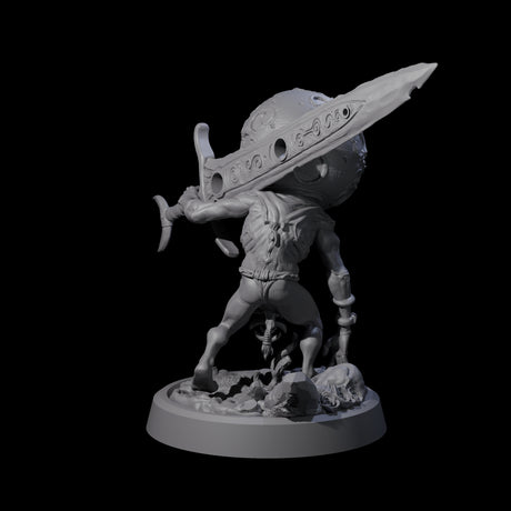 Spritely Azata Fighter B Miniature for Dungeons and Dragons, Pathfinder or other TTRPGs