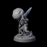 Spritely Azata Fighter B Miniature for Dungeons and Dragons, Pathfinder or other TTRPGs