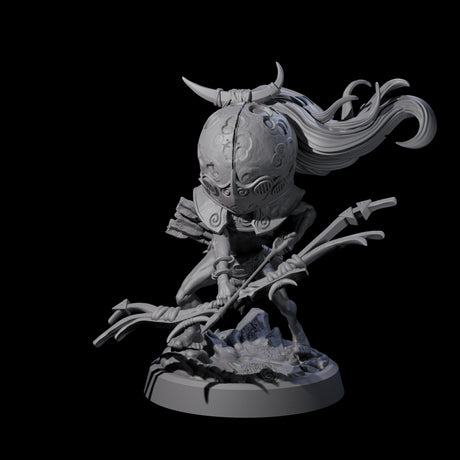 Spritely Azata Fighter C Miniature for Dungeons and Dragons, Pathfinder or other TTRPGs