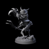 Spritely Azata Fighter C Miniature for Dungeons and Dragons, Pathfinder or other TTRPGs