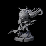 Spritely Azata Fighter C Miniature for Dungeons and Dragons, Pathfinder or other TTRPGs