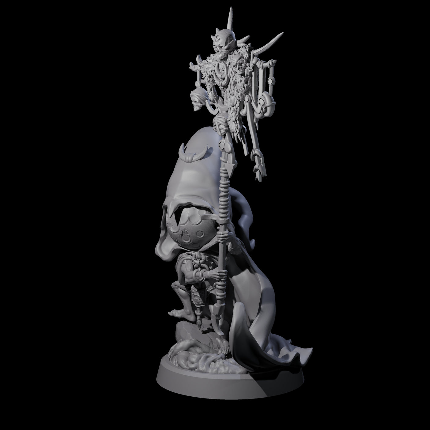 Spritely Azata Fighter D Miniature for Dungeons and Dragons, Pathfinder or other TTRPGs