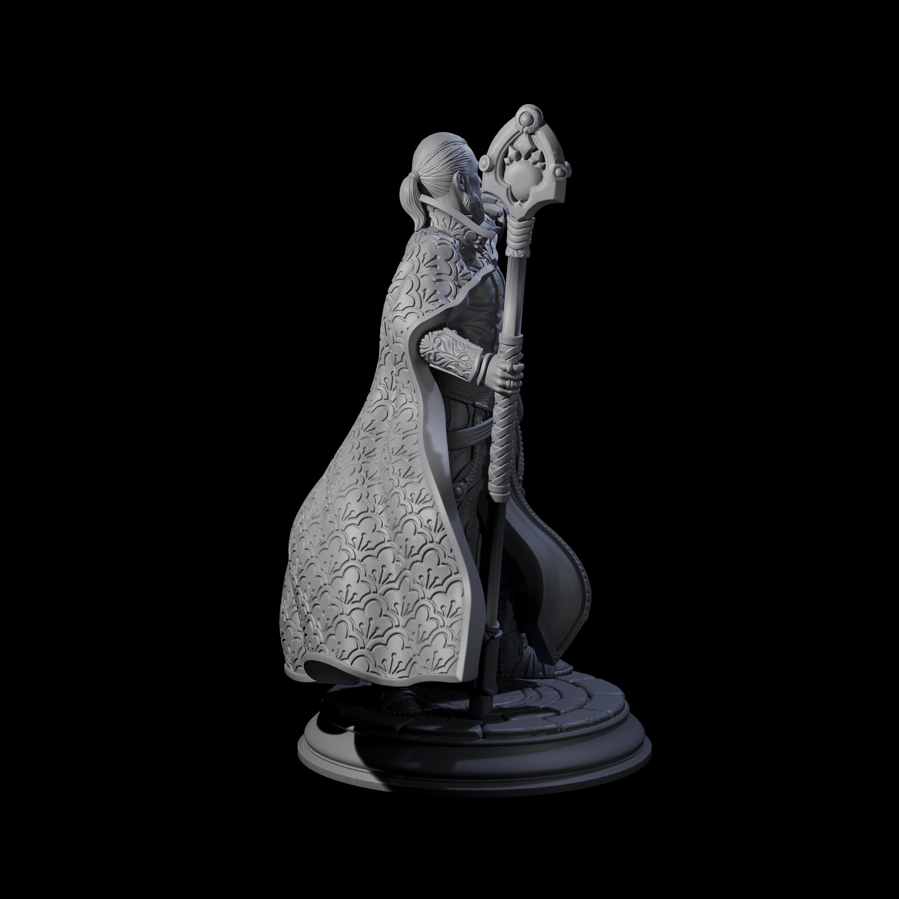 Spry Wizard Miniature for Dungeons and Dragons, Pathfinder or other TTRPGs