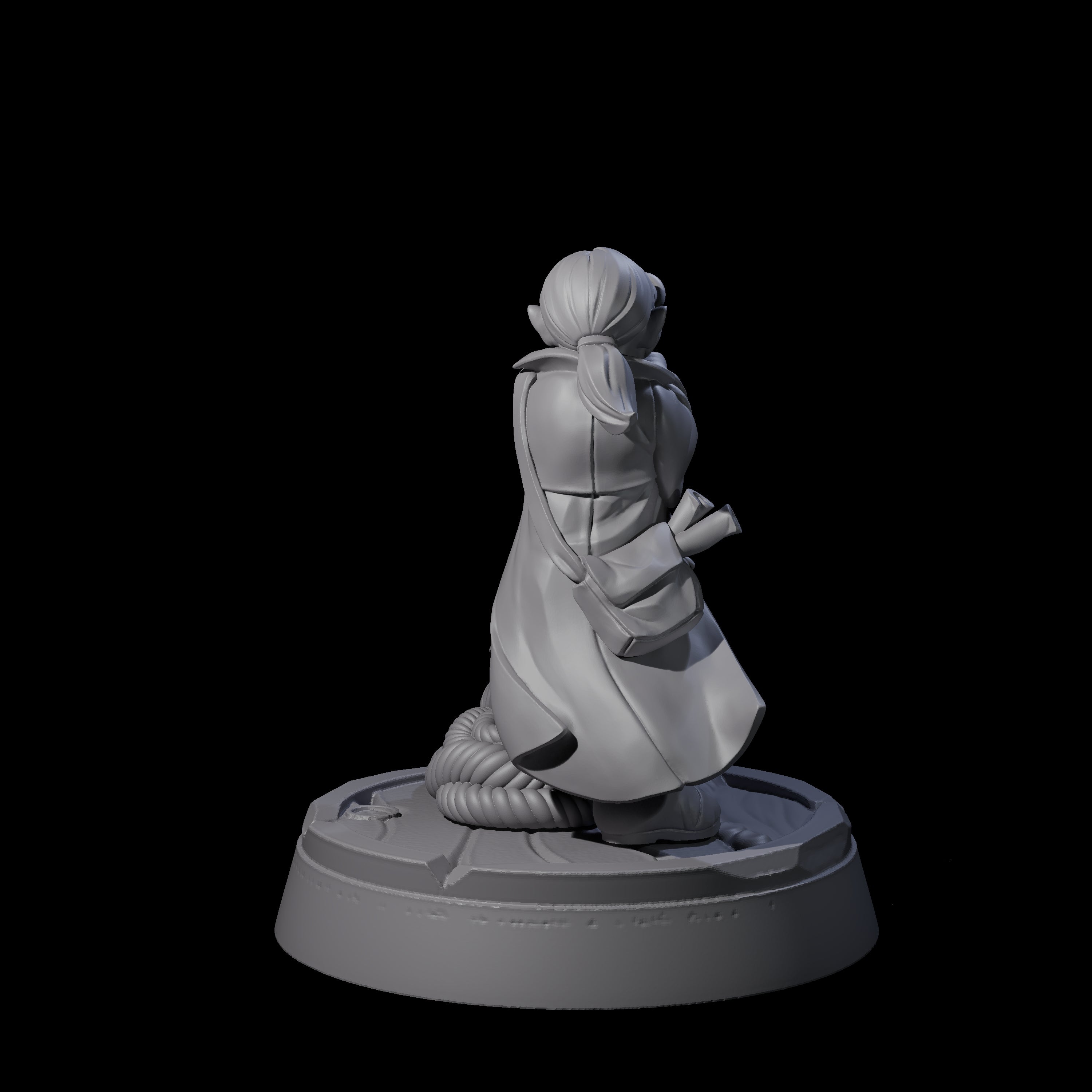 Spying Halfling Navigator Miniature for Dungeons and Dragons, Pathfinder or other TTRPGs