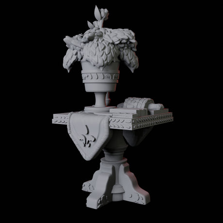 Square Feast Table Miniature for Dungeons and Dragons, Pathfinder or other TTRPGs