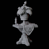 Square Feast Table Miniature for Dungeons and Dragons, Pathfinder or other TTRPGs