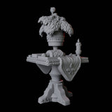 Square Feast Table Miniature for Dungeons and Dragons, Pathfinder or other TTRPGs