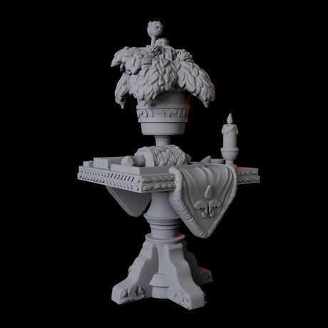 Square Feast Table Miniature for Dungeons and Dragons, Pathfinder or other TTRPGs