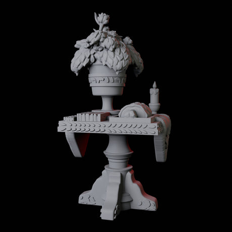 Square Feast Table Miniature for Dungeons and Dragons, Pathfinder or other TTRPGs