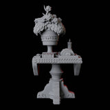 Square Feast Table Miniature for Dungeons and Dragons, Pathfinder or other TTRPGs