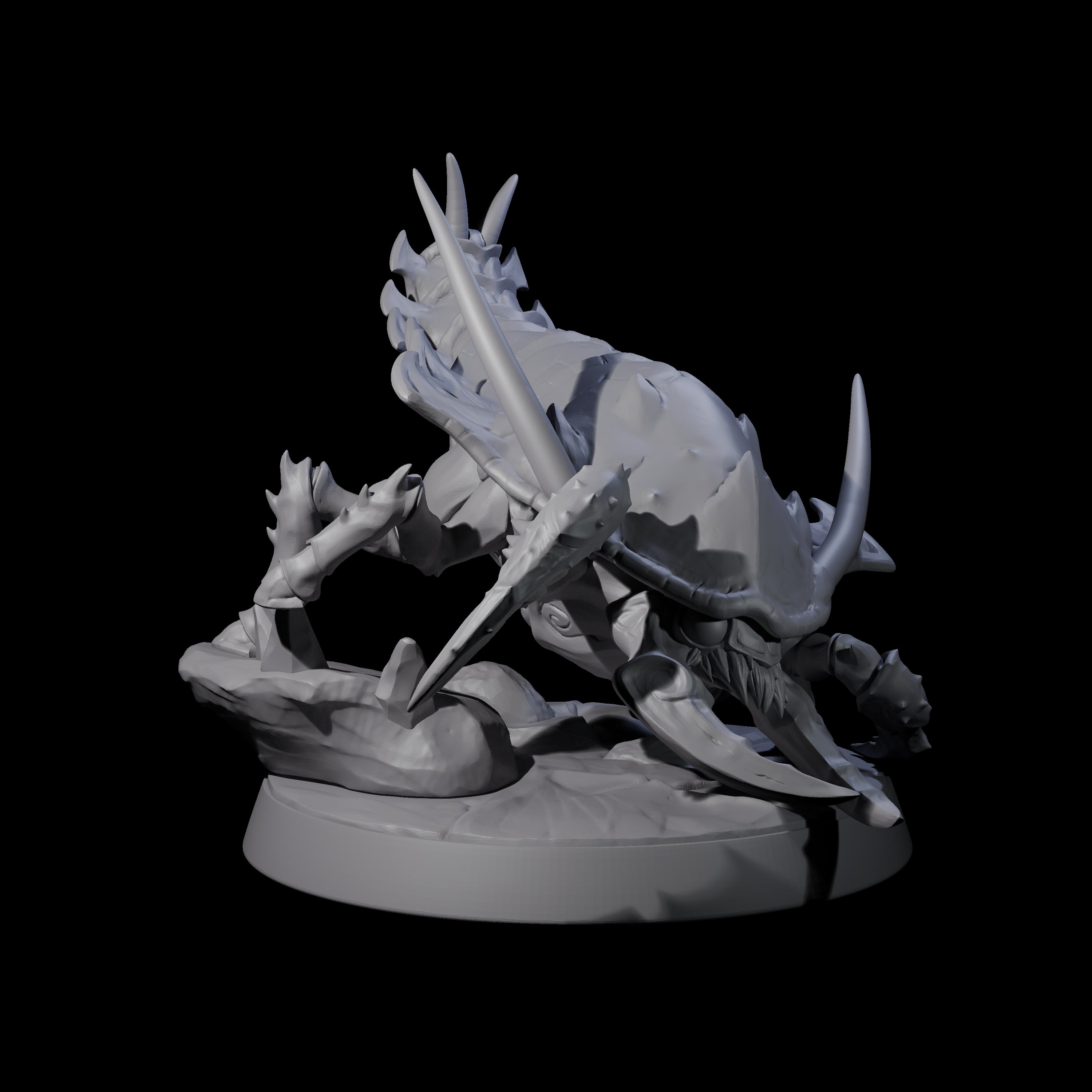 Squat Ankheg A Miniature for Dungeons and Dragons, Pathfinder or other TTRPGs