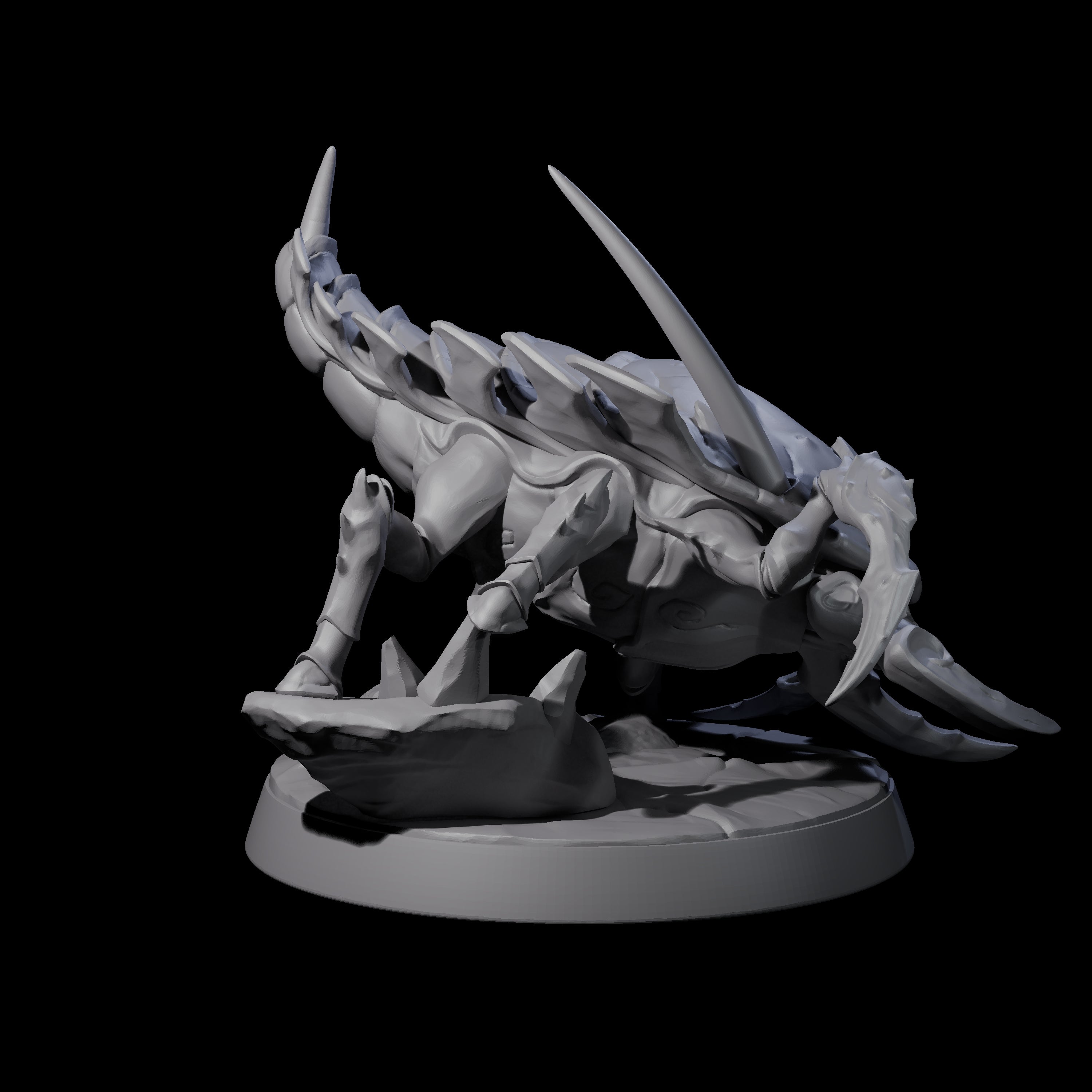 Squat Ankheg A Miniature for Dungeons and Dragons, Pathfinder or other TTRPGs