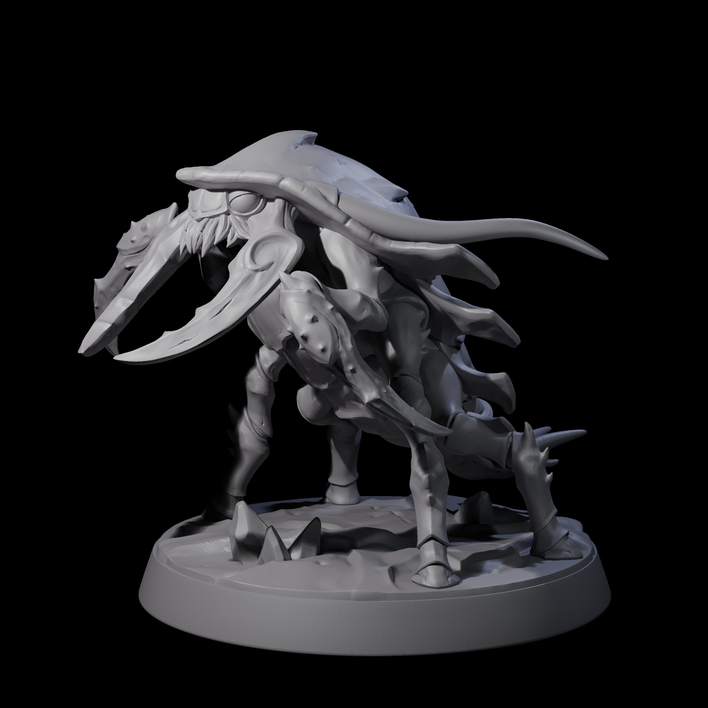 Squat Ankheg B Miniature for Dungeons and Dragons, Pathfinder or other TTRPGs