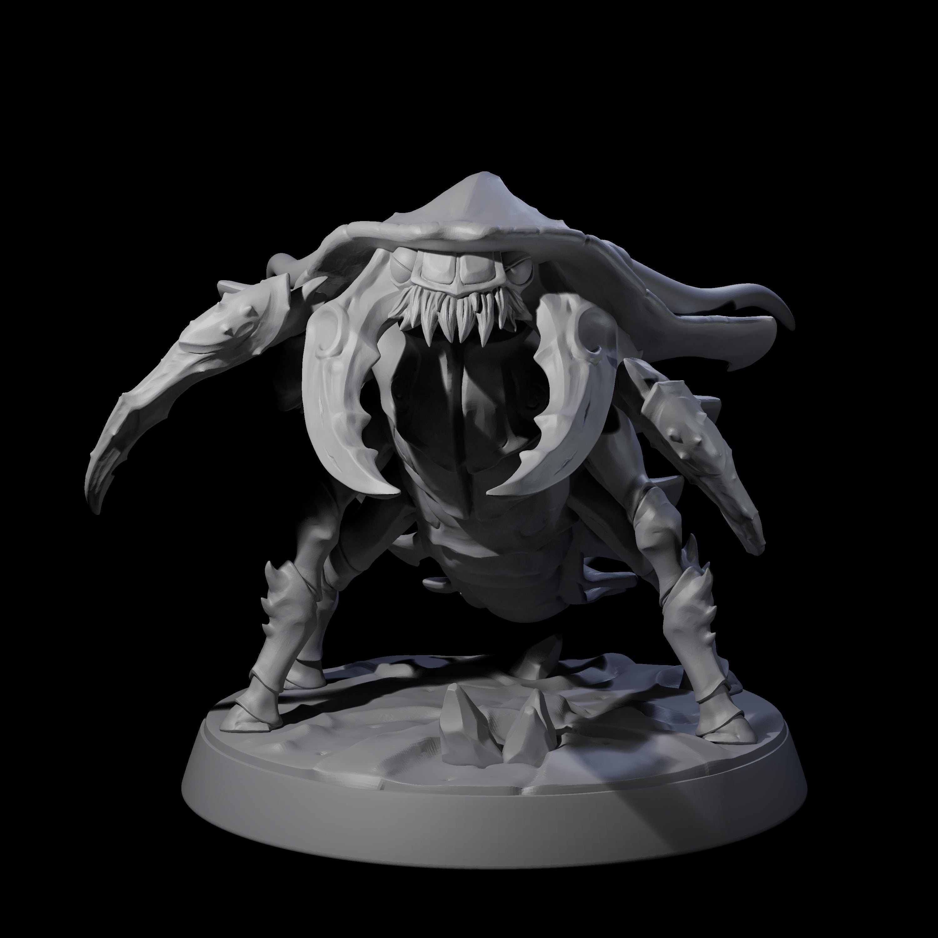 Squat Ankheg B Miniature for Dungeons and Dragons, Pathfinder or other TTRPGs