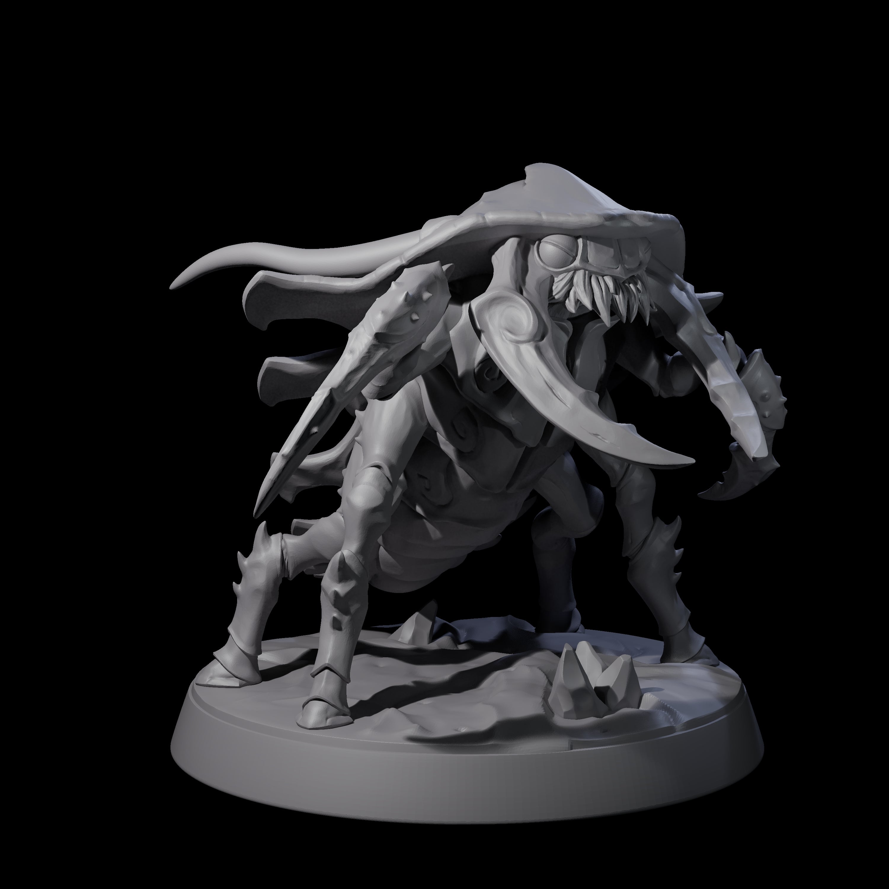 Squat Ankheg B Miniature for Dungeons and Dragons, Pathfinder or other TTRPGs