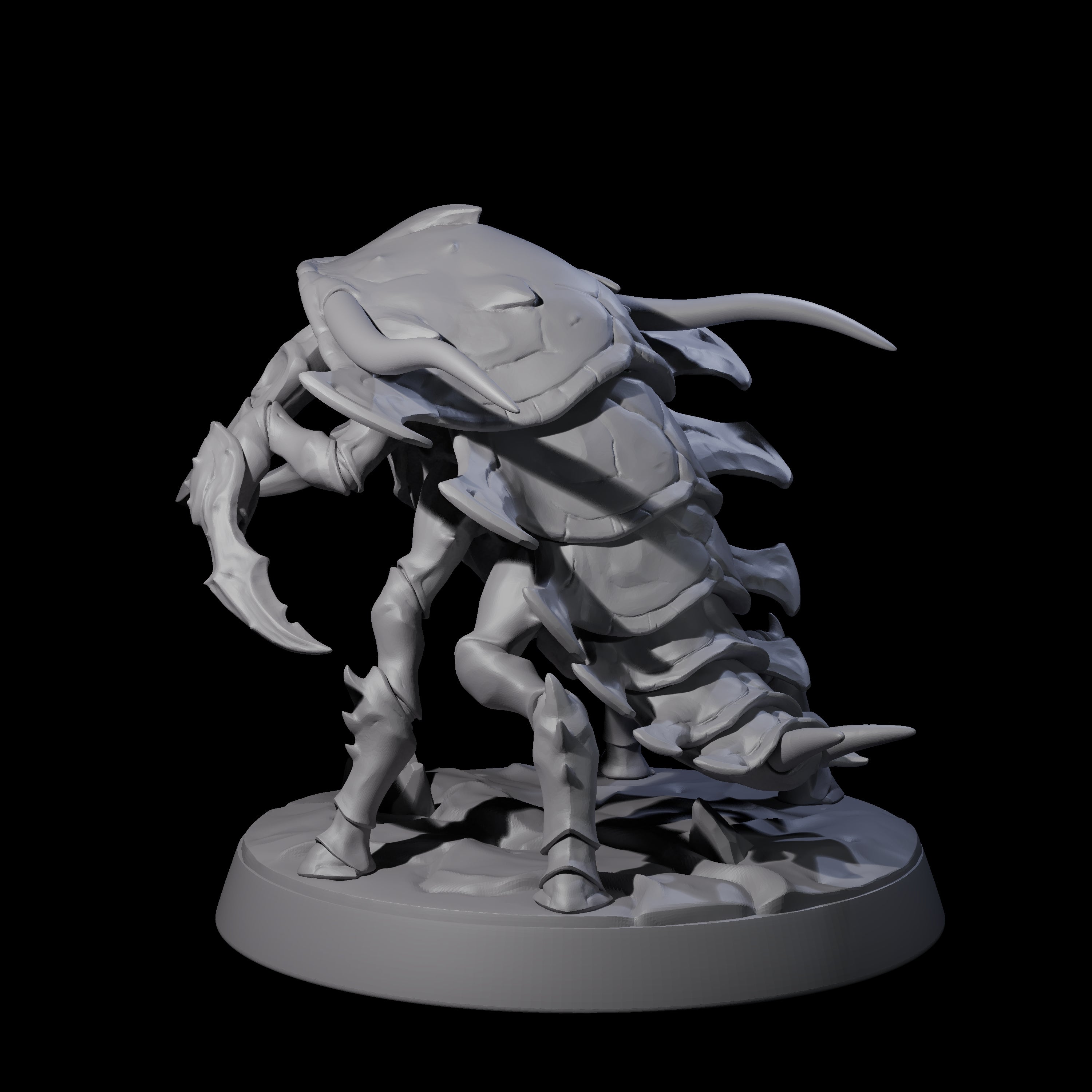 Squat Ankheg B Miniature for Dungeons and Dragons, Pathfinder or other TTRPGs