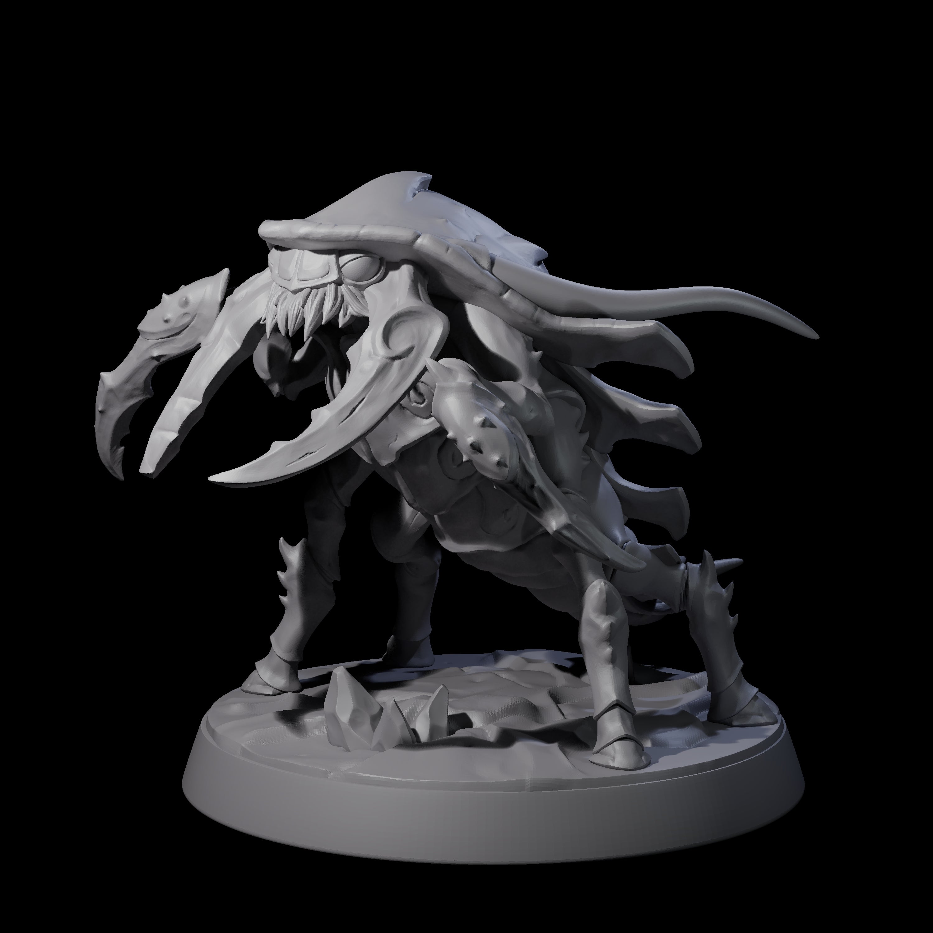 Squat Ankheg B Miniature for Dungeons and Dragons, Pathfinder or other TTRPGs