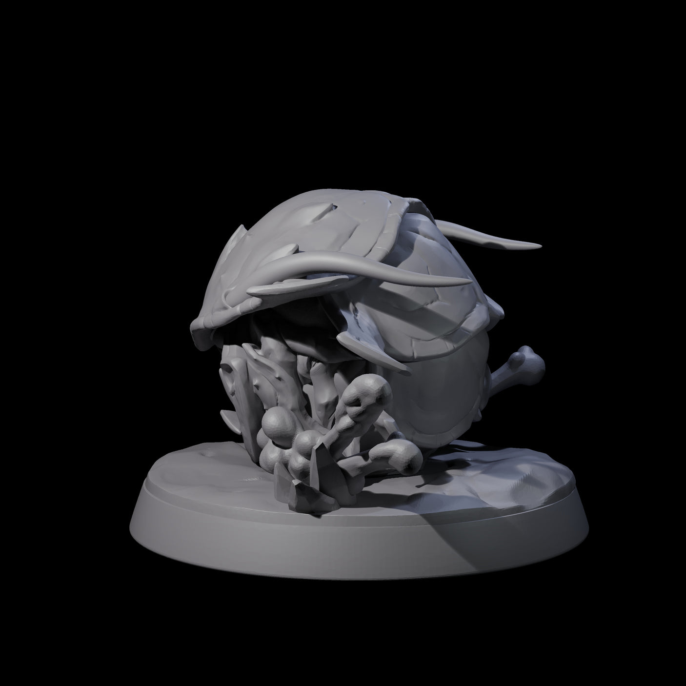 Squat Ankheg C Miniature for Dungeons and Dragons, Pathfinder or other TTRPGs