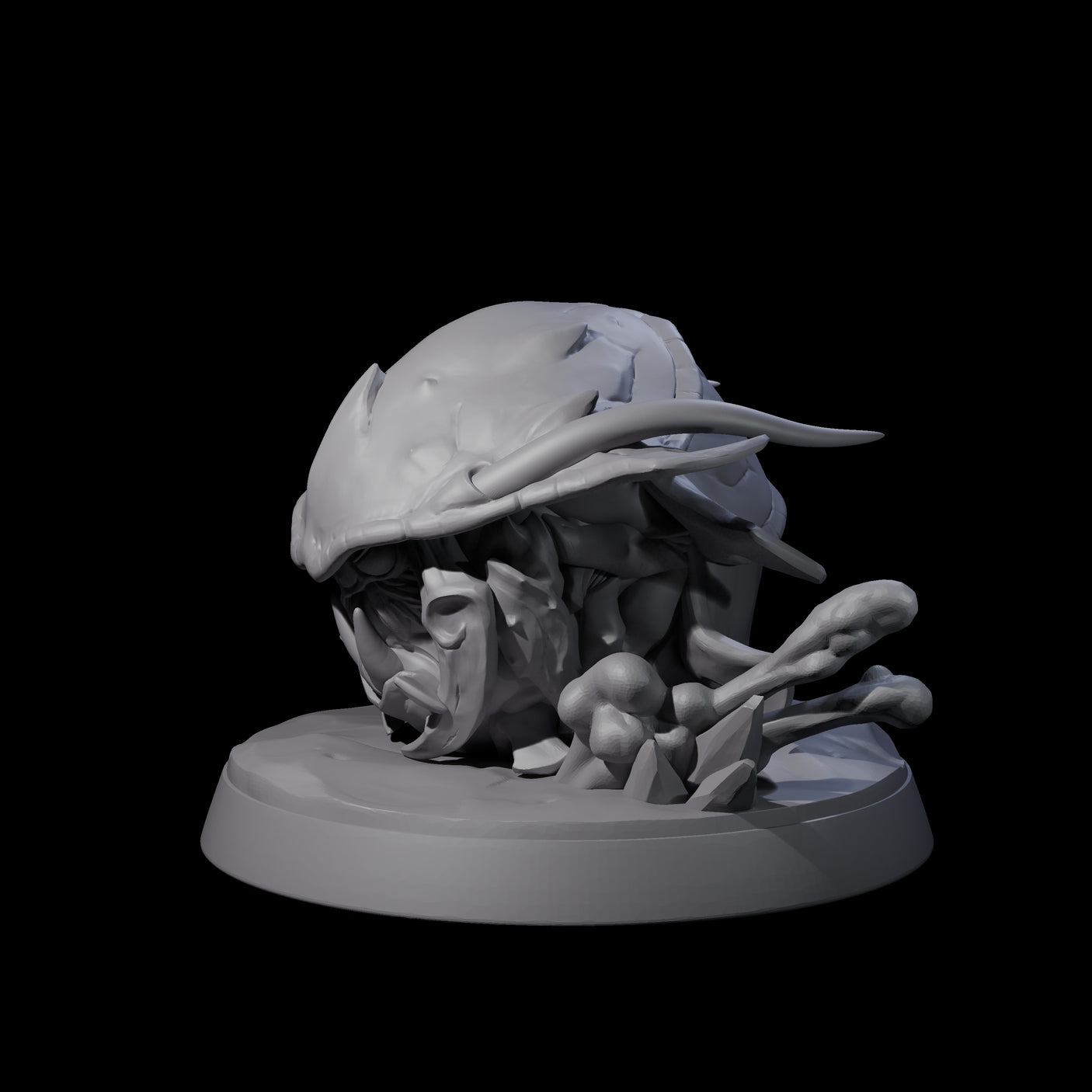 Squat Ankheg C Miniature for Dungeons and Dragons, Pathfinder or other TTRPGs