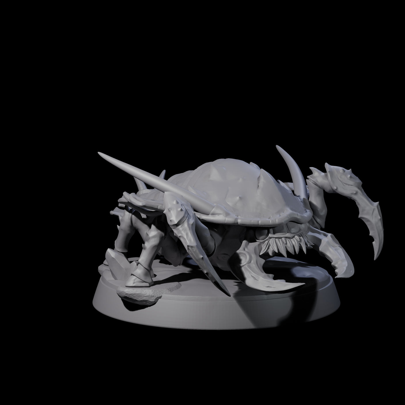 Squat Ankheg D Miniature for Dungeons and Dragons, Pathfinder or other TTRPGs