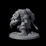 Squat Grinning Ogre D Miniature for Dungeons and Dragons, Pathfinder or other TTRPGs