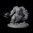 Squat Grinning Ogre D Miniature for Dungeons and Dragons, Pathfinder or other TTRPGs