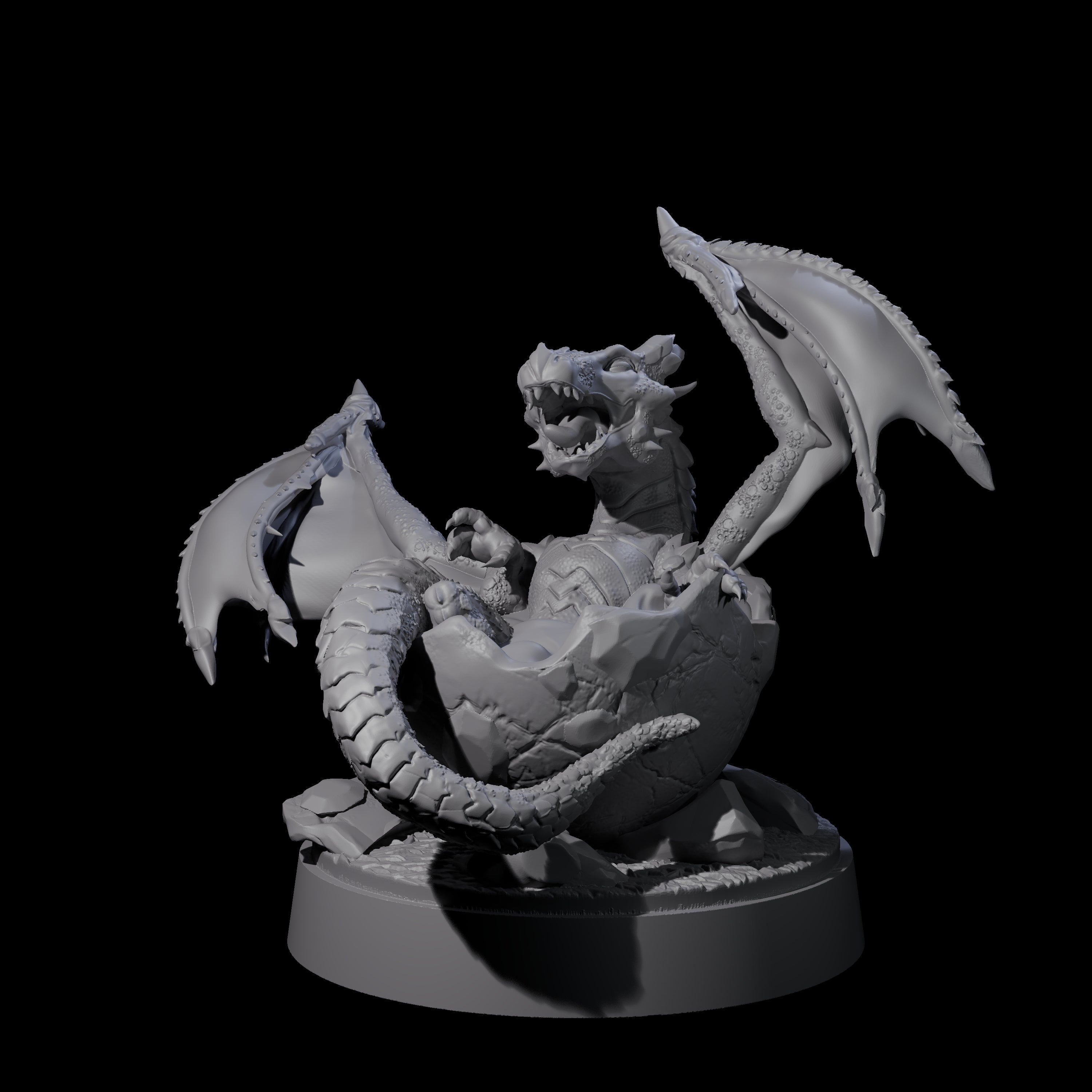 Squeaking Dragon Hatchling Miniature for Dungeons and Dragons, Pathfinder or other TTRPGs