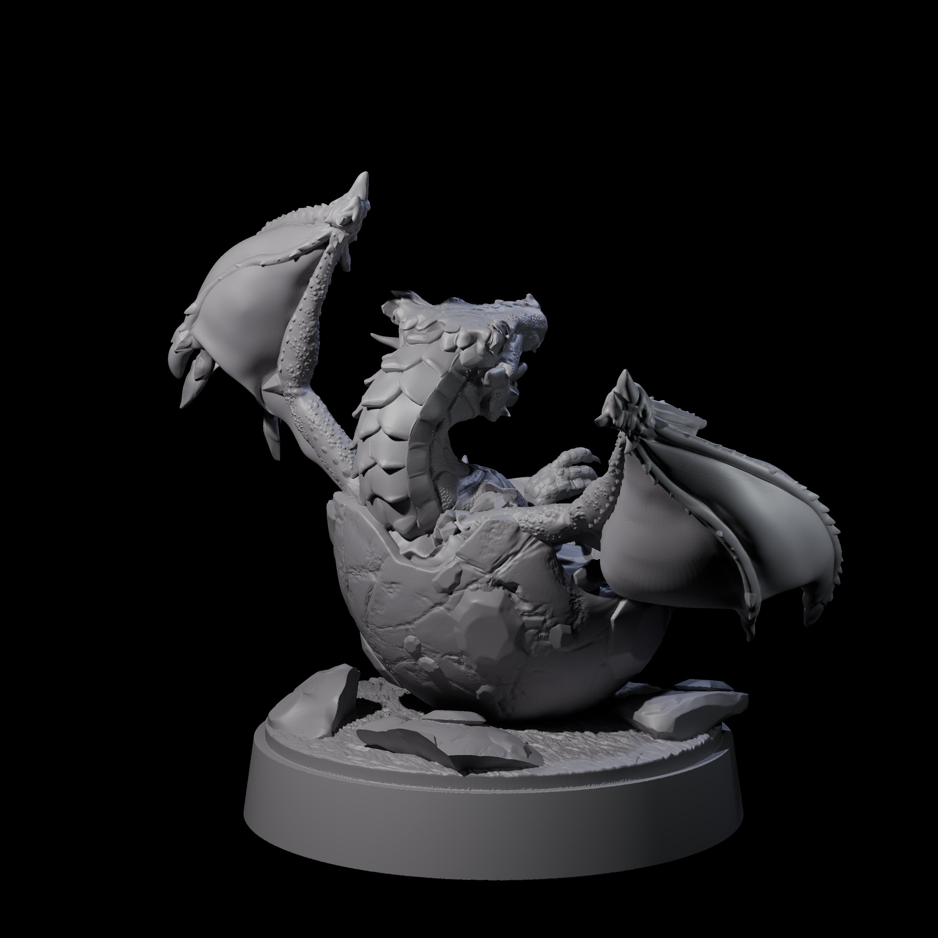 Squeaking Dragon Hatchling Miniature for Dungeons and Dragons, Pathfinder or other TTRPGs