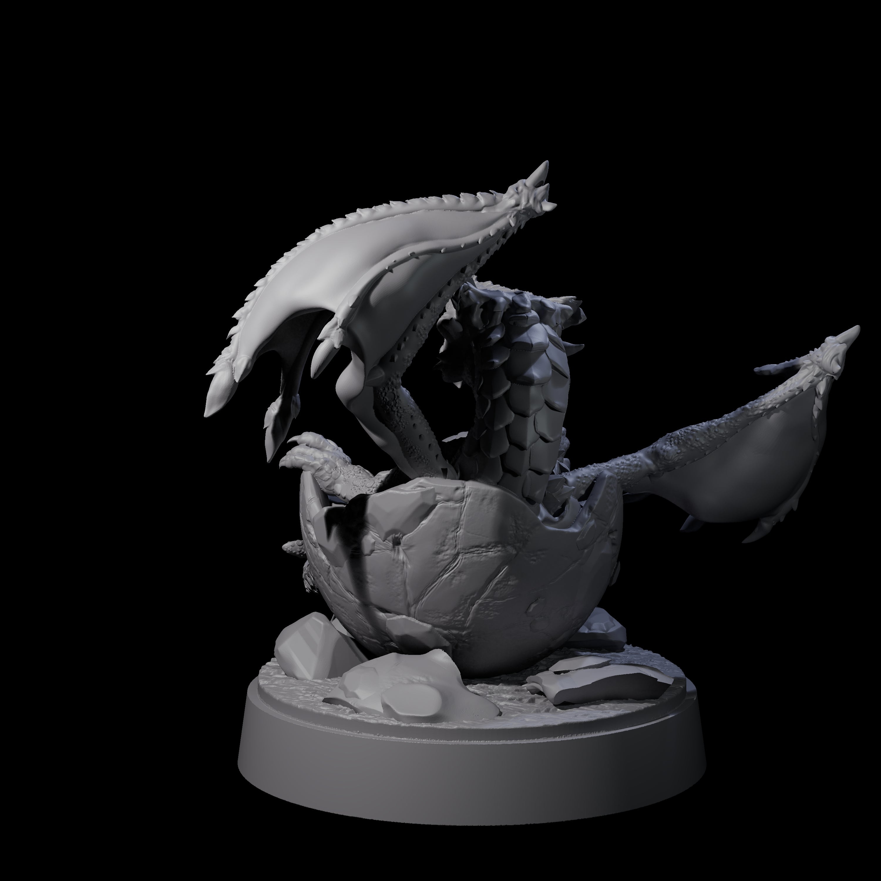 Squeaking Dragon Hatchling Miniature for Dungeons and Dragons, Pathfinder or other TTRPGs