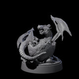 Squeaking Dragon Hatchling Miniature for Dungeons and Dragons, Pathfinder or other TTRPGs