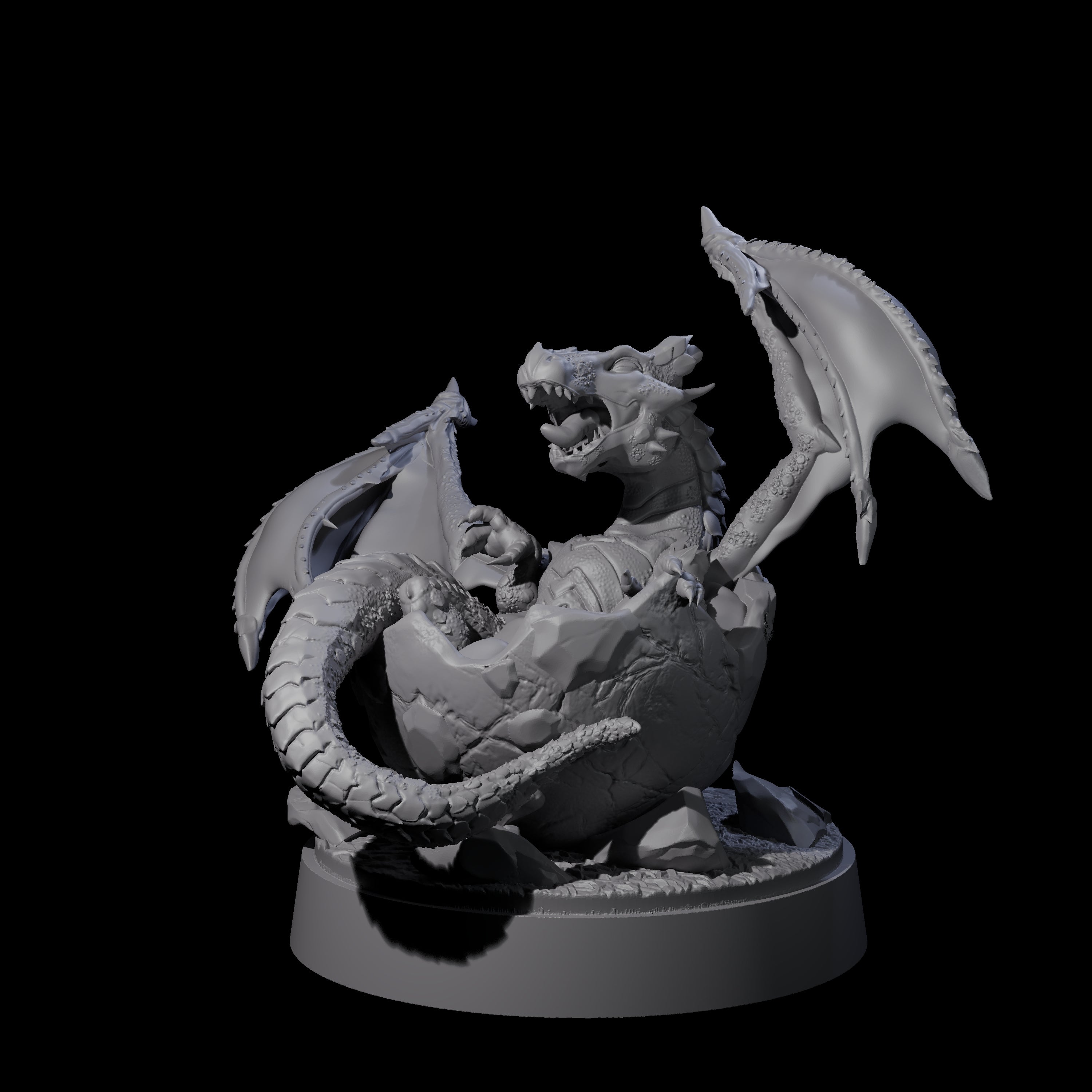 Squeaking Dragon Hatchling Miniature for Dungeons and Dragons, Pathfinder or other TTRPGs