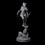 Stabbing Tiefling Rogue Miniature for Dungeons and Dragons, Pathfinder or other TTRPGs