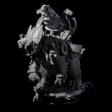 Stacked Saurian Siege Beast A Miniature for Dungeons and Dragons, Pathfinder or other TTRPGs