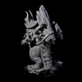 Stacked Saurian Siege Beast B Miniature for Dungeons and Dragons, Pathfinder or other TTRPGs
