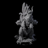 Stacked Saurian Siege Beast B Miniature for Dungeons and Dragons, Pathfinder or other TTRPGs