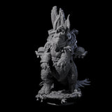 Stacked Saurian Siege Beast B Miniature for Dungeons and Dragons, Pathfinder or other TTRPGs