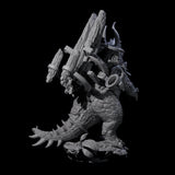Stacked Saurian Siege Beast B Miniature for Dungeons and Dragons, Pathfinder or other TTRPGs